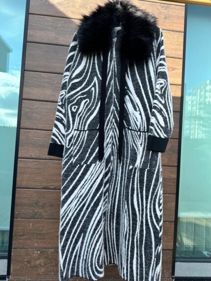 KARTON ZEBRA DESEN UZUN KAP